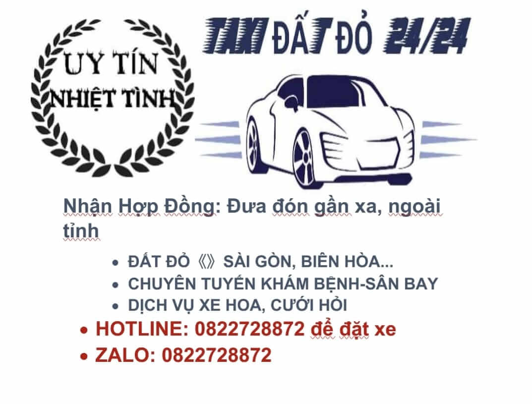 Hệ thống hoạt động taxi Đất Đỏ