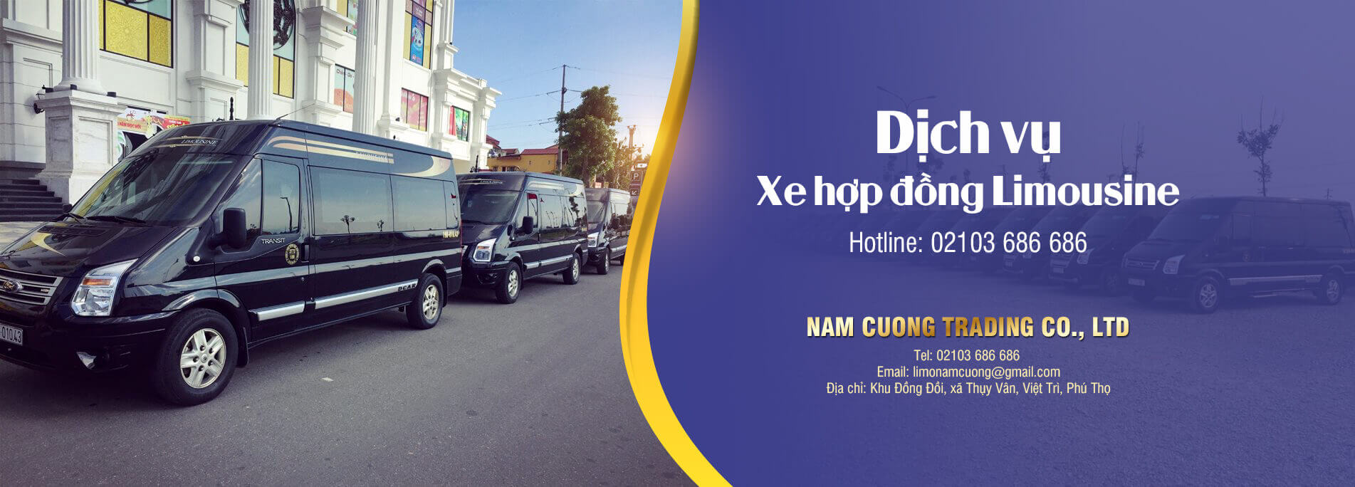 Dịch vụ xe limousine taxi Nam Cường