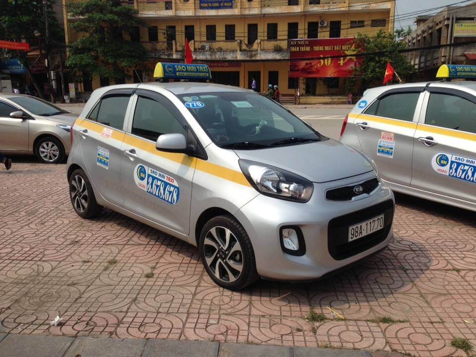 Taxi Sao Mai sẵn sàng phục vụ bạn