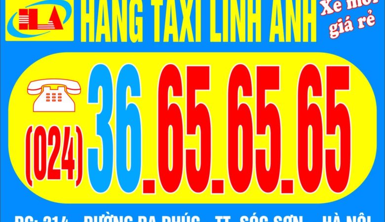 Số liên hệ tới taxi Linh Anh ở Sóc Sơn